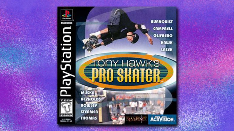 La copertina di Tony Hawk's Pro Skater per PSX La copertina di Tony Hawk's Pro Skater per PSX