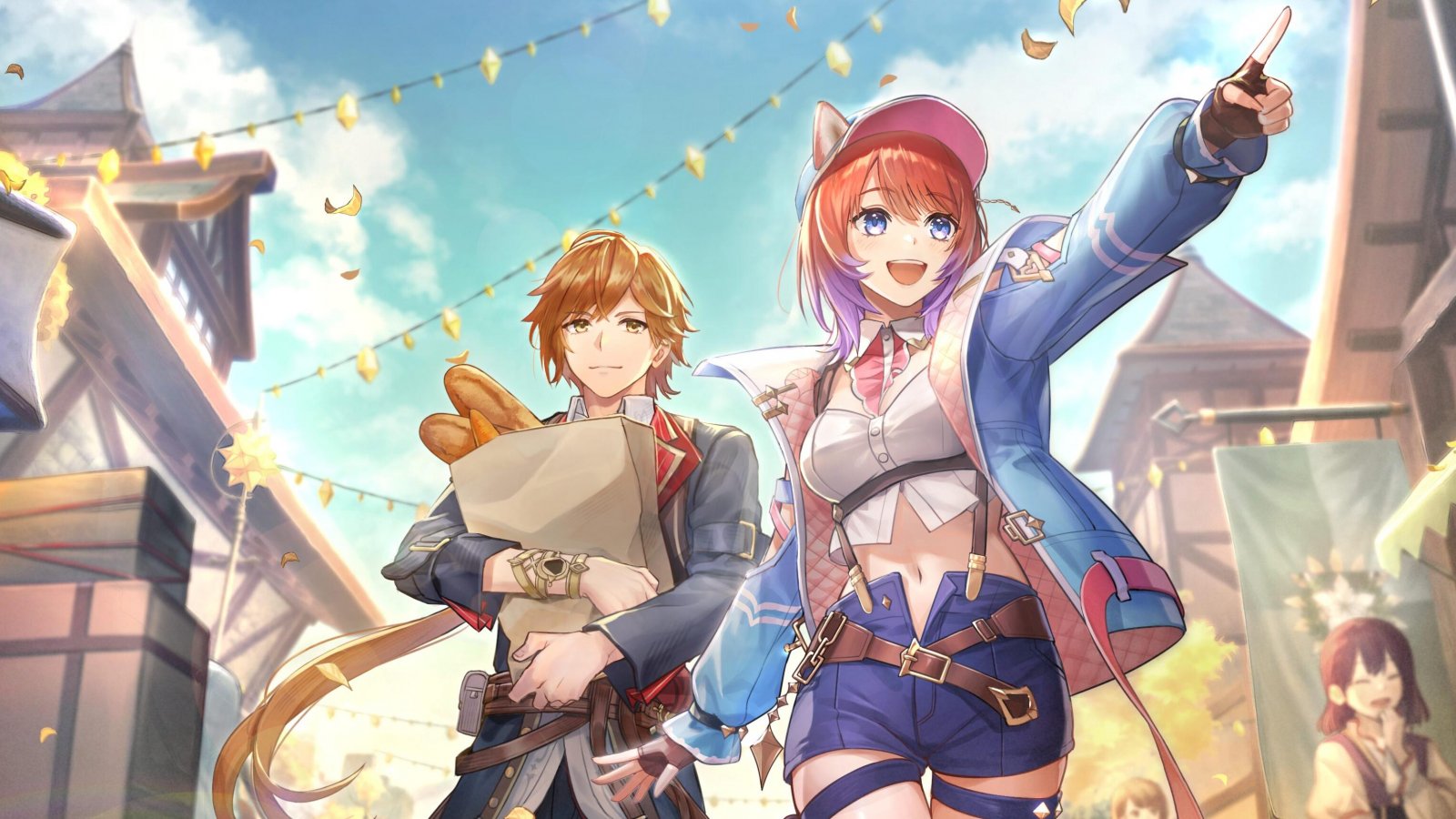 I due protagonisti di Atelier Resleriana: The Red Alchemist & the White Guardian