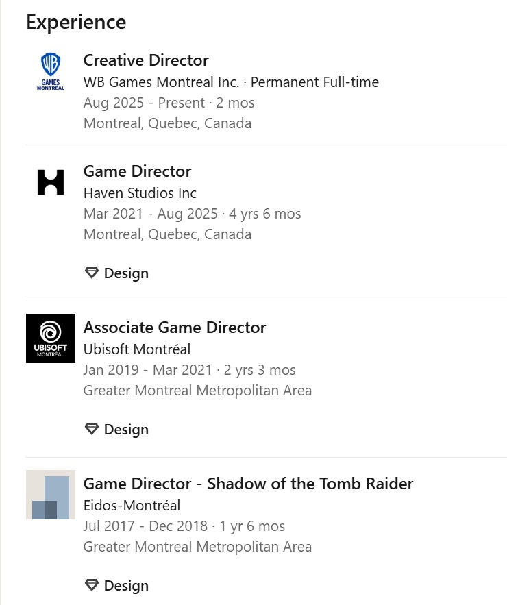 La pagina LinkedIN di Drapeau aggiornata