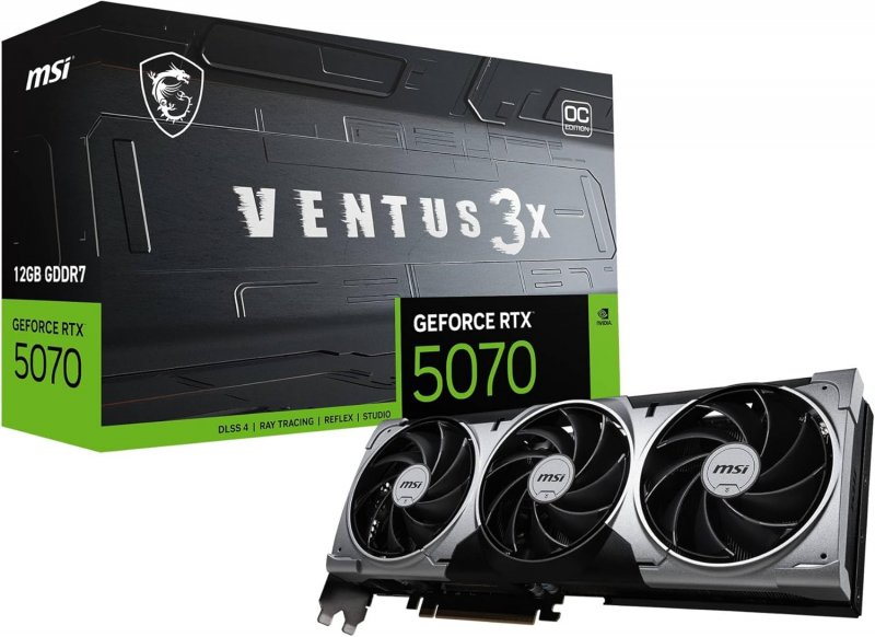 La MSI GeForce RTX 5070 12G Ventus 3X