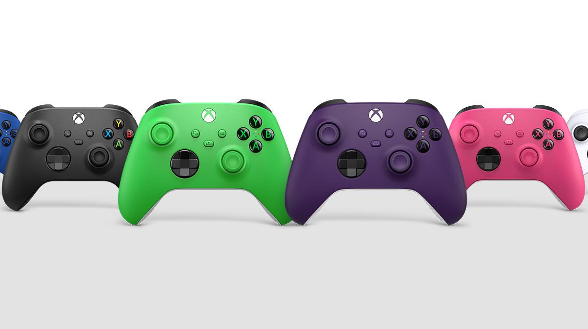 Varie colorazioni dei controller Xbox