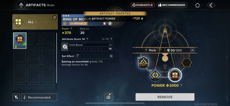 Gli artefatti si trasformeranno presto in un buco nero di risorse perché dovrete cambiarli e potenziarli a dovere