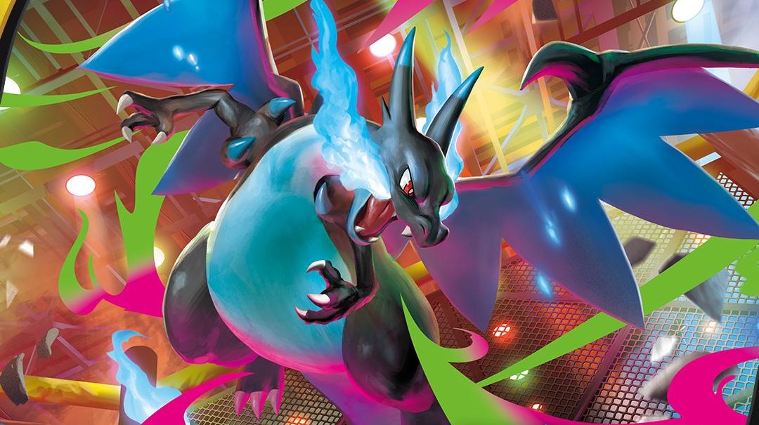 Mega Charizard X-ex sulla copertina di Phantasmal Flame
