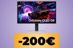 Samsung Odyssey G8: il monitor da gaming 4K, OLED e con FreeSync Premium Pro in maxi offerta su Amazon - Notizia