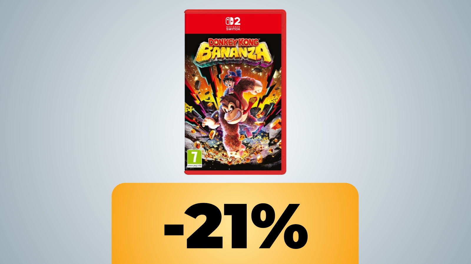 Donkey Kong Bananza è al suo minimo storico su Amazon: prezzo al top per l'esclusiva Nintendo
