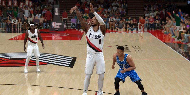 Lillard è presente, nonostante l'infortunio