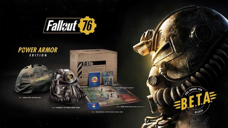 La Collector's Edition di Fallout 76