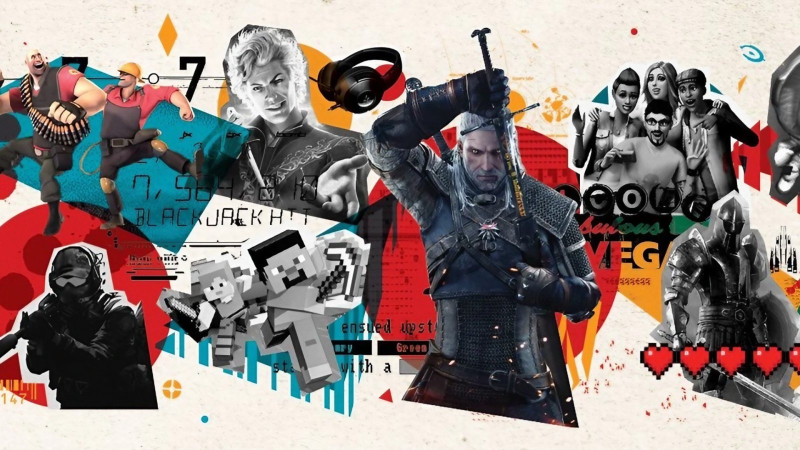 Un artwork di PC Gamer, la testata che organizza il PC Gaming Show