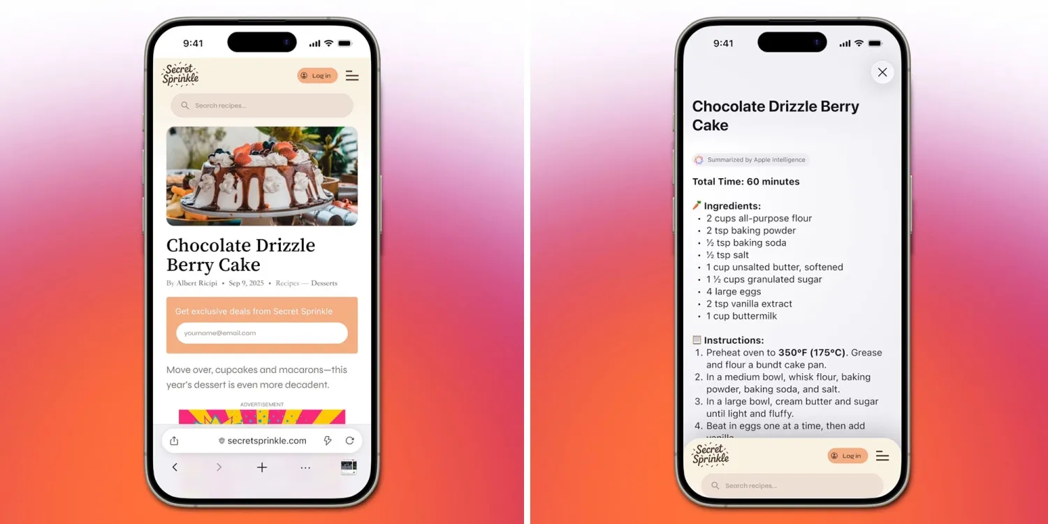 Shake to summarize Mozilla