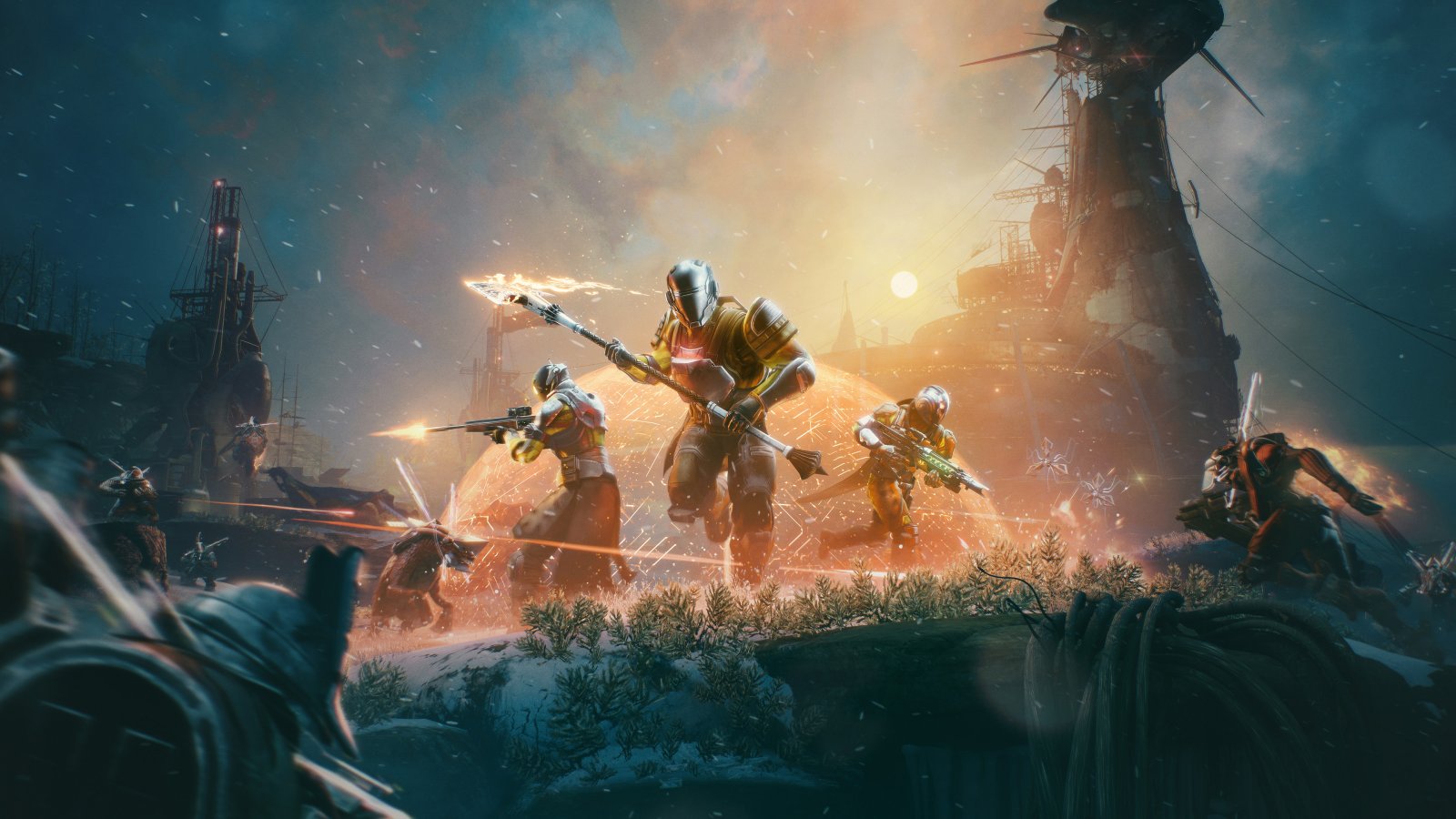 Un'illustrazione sui Guardiani di Destiny 2