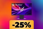 Il monitor LG UltraGear da 27' UHD 4K da 240Hz è in sconto su Amazon al minimo storico - Notizia