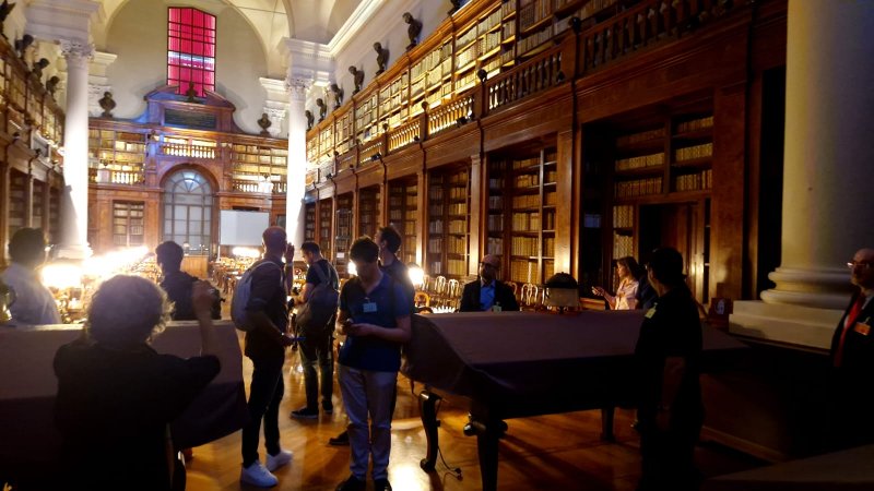 La biblioteca dove si terrà il torneo La biblioteca dove si terrà il torneo