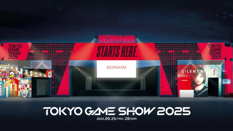 La grafica di Konami per il TGS 2025 La grafica di Konami per il TGS 2025