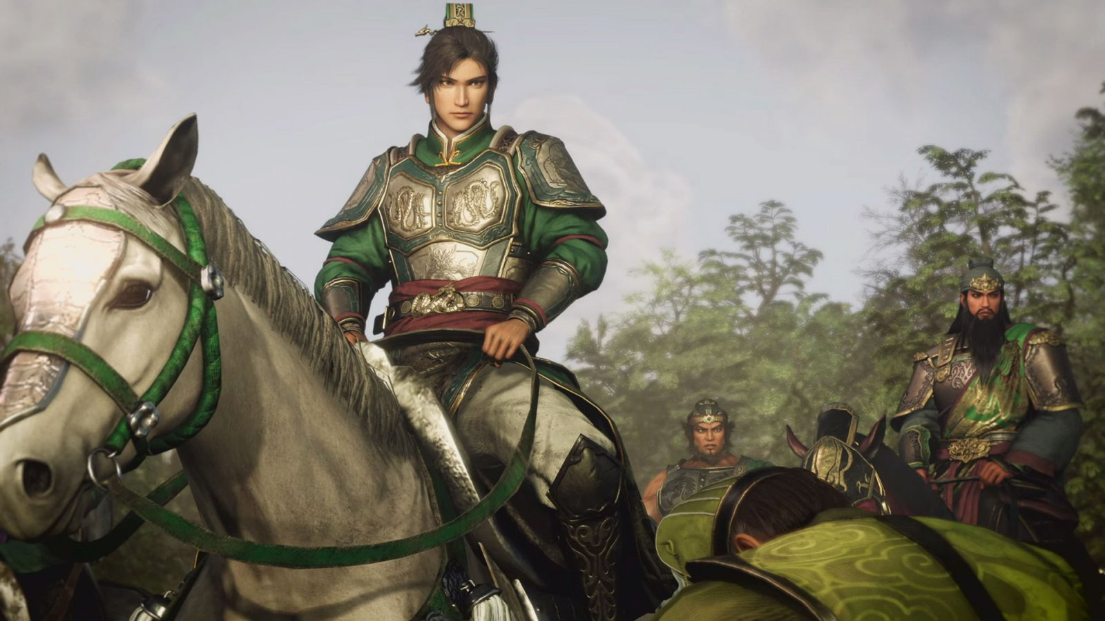 Un soldato a cavallo di Dynasty Warriors: Origins