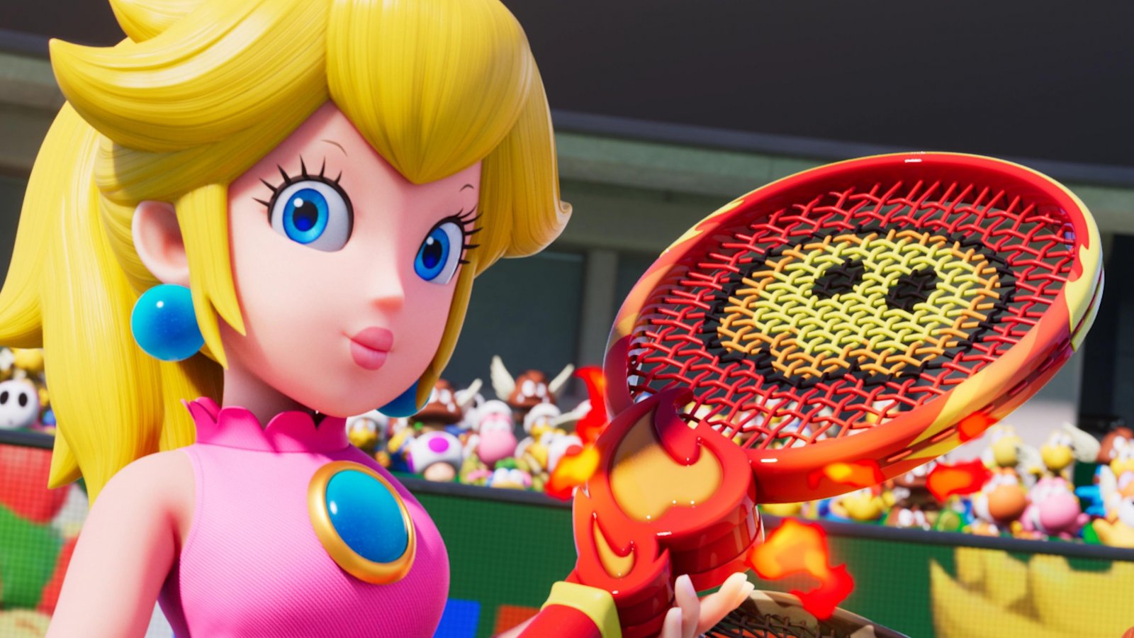 Peach in Mario Tennis Fever