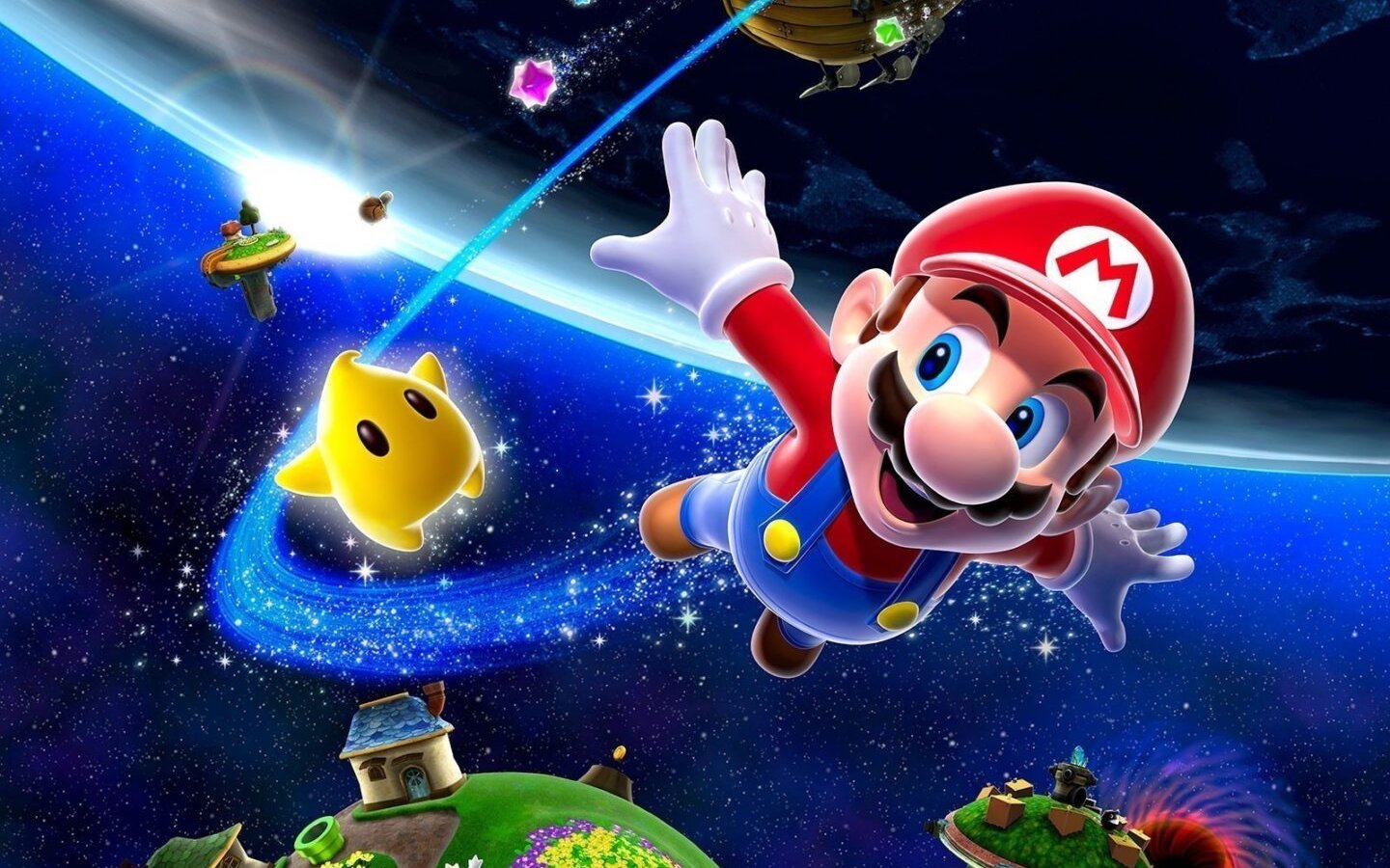 La copertina di Super Mario Galaxy