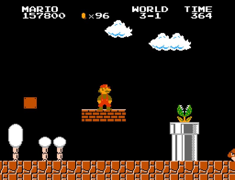Quello di Super Mario Bros. non è un mondo in cui i livelli si ripetono come in un circolo vizioso. Quando anche l'ambientazione appare tornare simile a quella già conosciuta, è sufficiente un cielo nero (e ovviamente un level design differente) per allontanare ogni certezza o noia