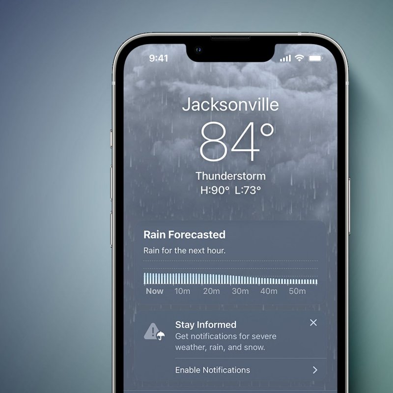 Con queste notifiche potrete essere avvisati in tempo in caso di forte maltempo Con queste notifiche potrete essere avvisati in tempo in caso di forte maltempo