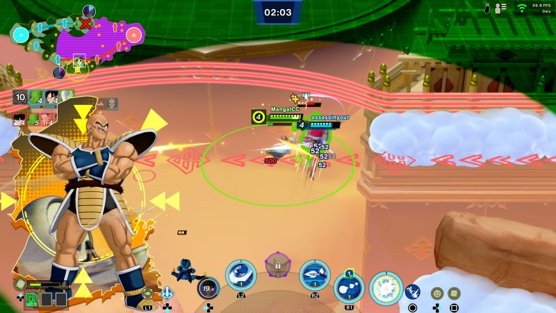 Durante la partita succede un po' di tutto in Dragon Ball Gekishin Squadra Durante la partita succede un po' di tutto in Dragon Ball Gekishin Squadra