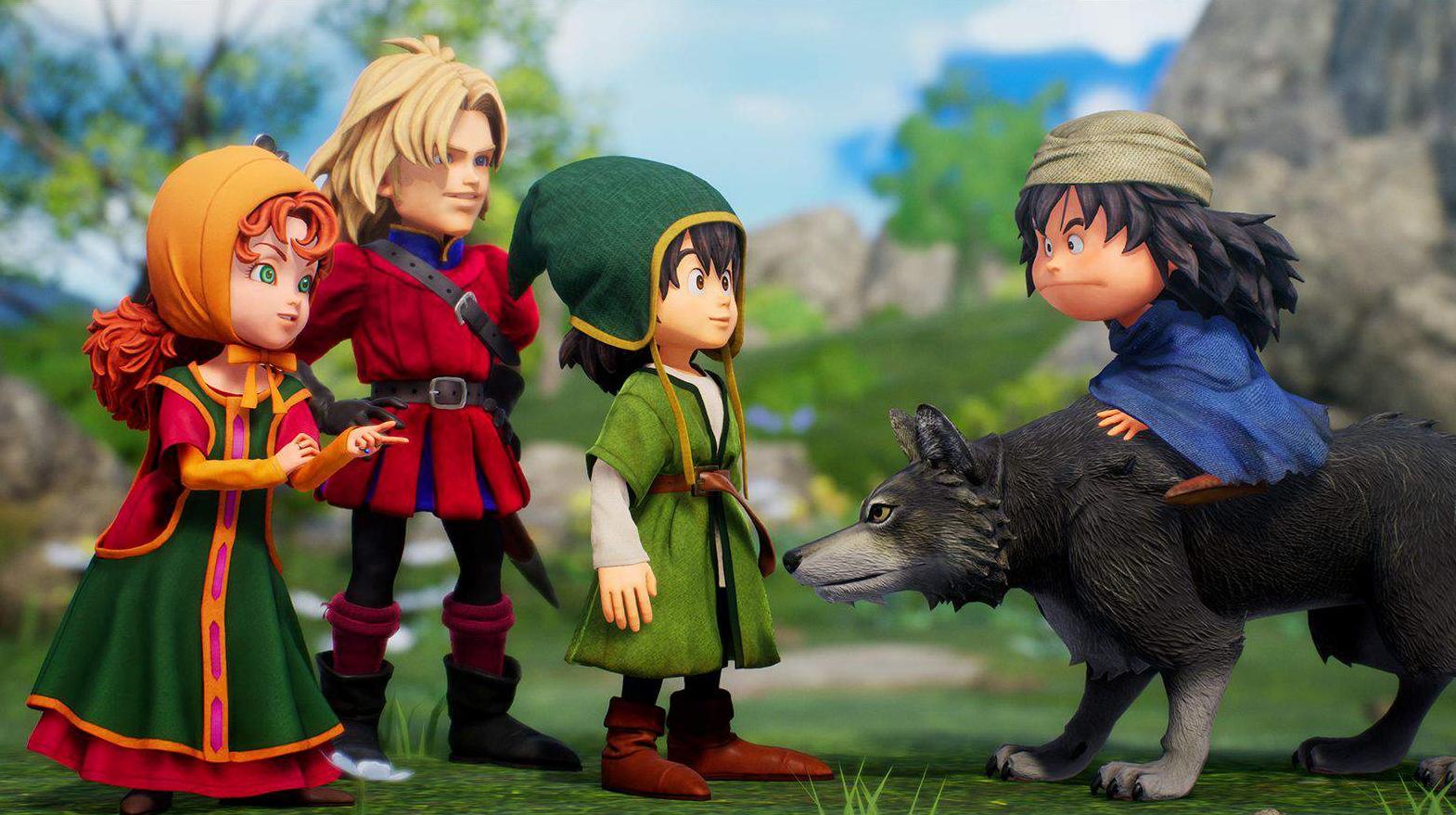 Una scena di Dragon Quest 7 Reimagined