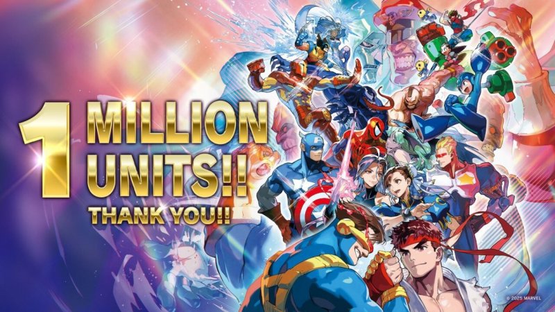 L'immagine con cui Capcom ha celebrato il successo di Marvel vs. Capcom Fighting Collection: Arcade Classics L'immagine con cui Capcom ha celebrato il successo di Marvel vs. Capcom Fighting Collection: Arcade Classics