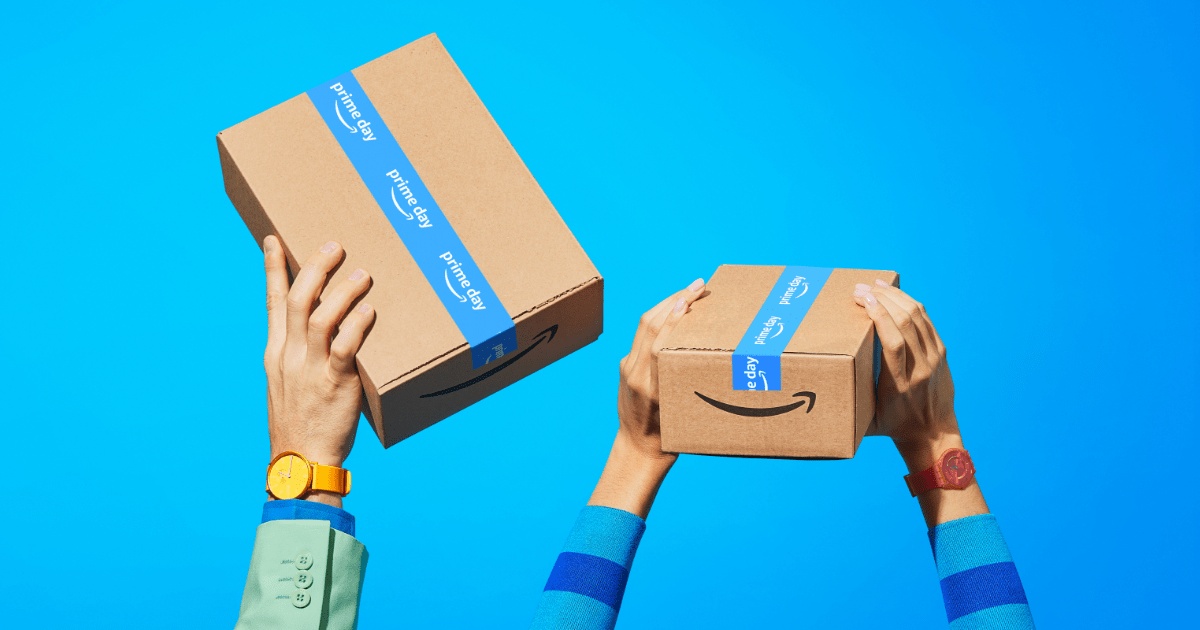 Pacchi felici durante il Prime Day