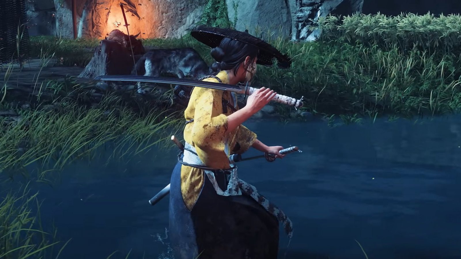 Ghost of Yotei mostra la doppia katana con un trailer del gameplay