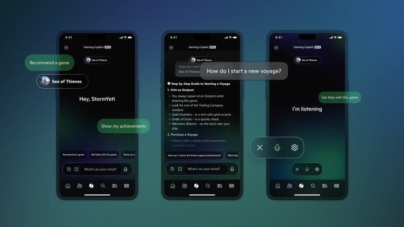 Un esempio di Gaming Copilot su mobile Un esempio di Gaming Copilot su mobile
