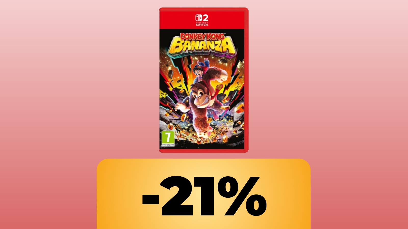 Donkey Kong Bananza: l'esclusiva Nintendo cala di prezzo, è al suo minimo storico su Amazon