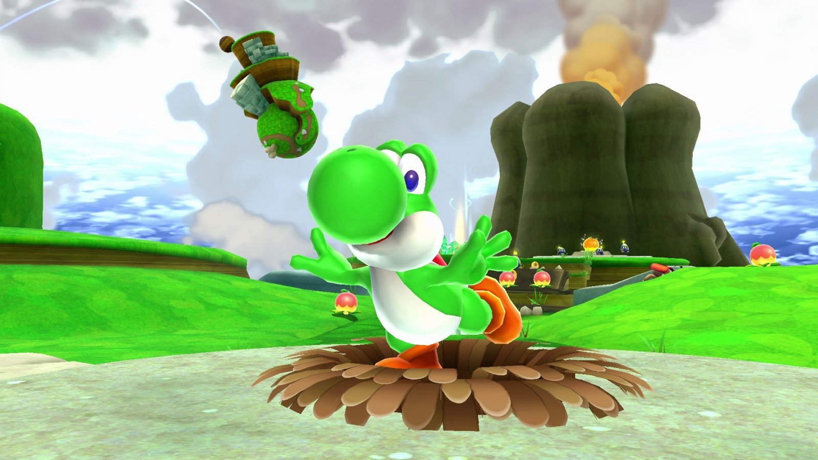Yoshi in Super Mario Galaxy + Super Mario Galaxy 2