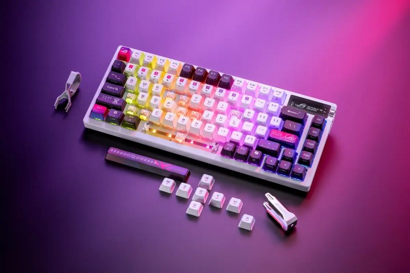 La tastiera ROG Azoth X con switch intercambiabili