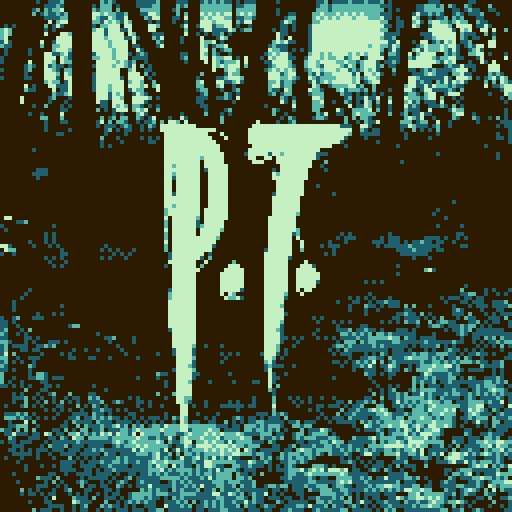 Anche il logo di P.T. ha subito un demake Anche il logo di P.T. ha subito un demake