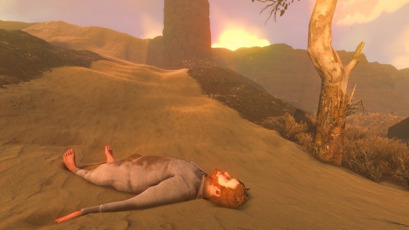 Questa è una delle immagini che vedrete più spesso in Baby Steps: Nate a terra dopo essere caduto