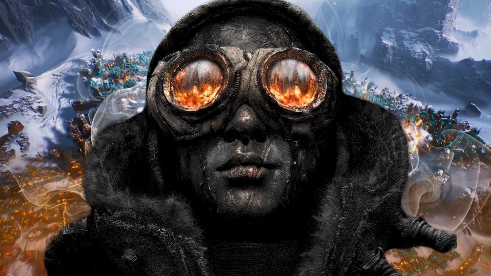 Un personaggio di Frostpunk in un artwork