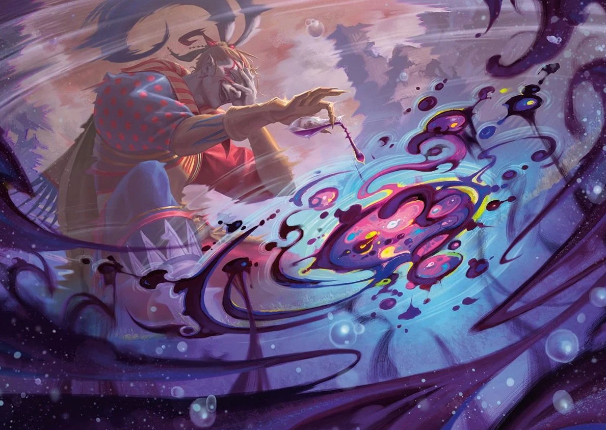 Direttamente da una carta di Magic: The Gathering, Kefka gioca con la magia