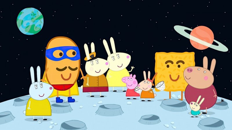 Non c'è solo la Terra tra le location di Peppa Pig: Avventure intorno al Mondo