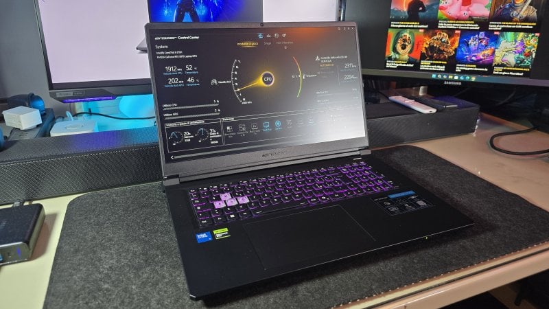 Il sistema audio di Erazer Defender 17 P1 fa leva sulla collaborazione con SoundBlaster