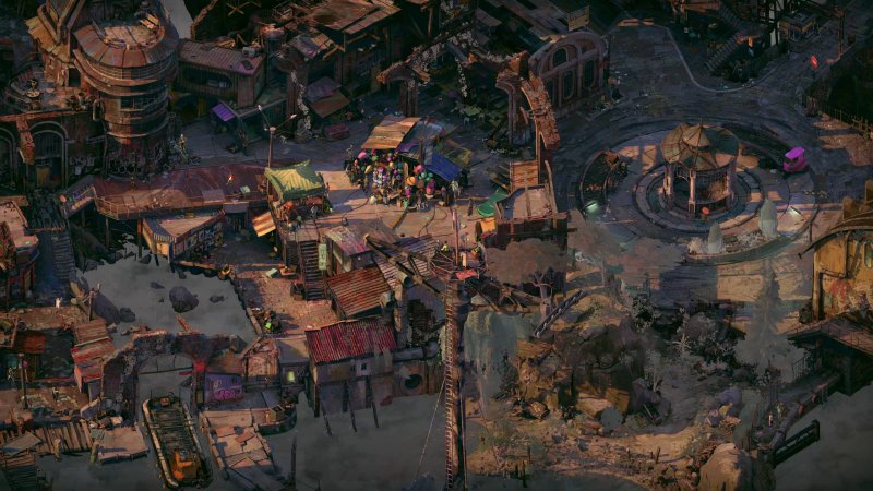 Zero Parades è ambientato a Portofiro e non c'è alcun legame con Disco Elysium: sono due mondi completamente separati