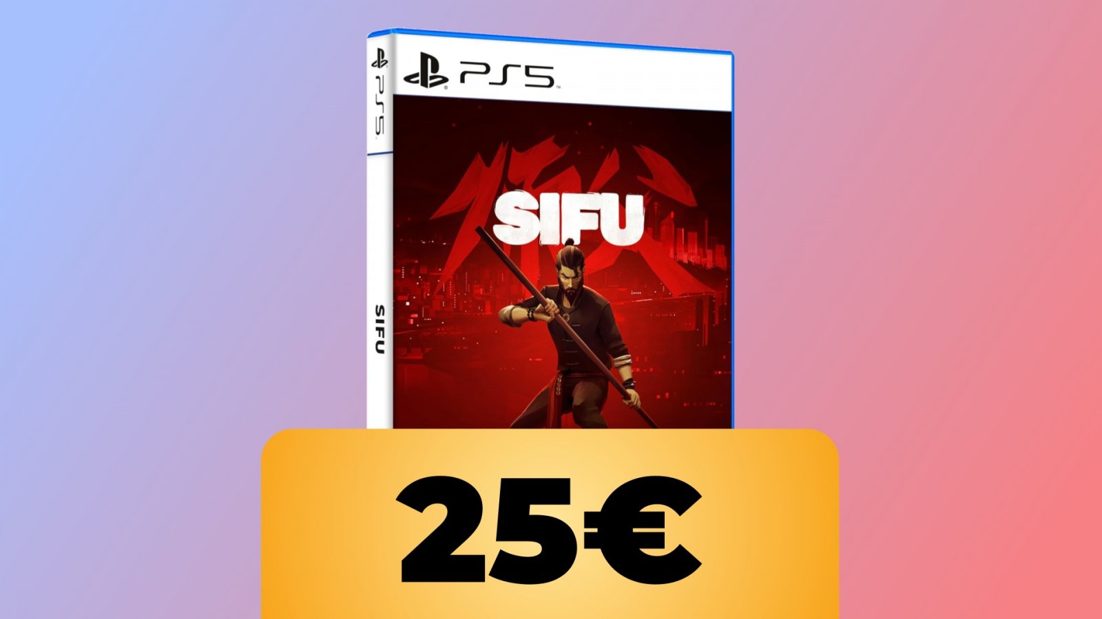 La confezione PS5 di Sifu e il prezzo di 25€