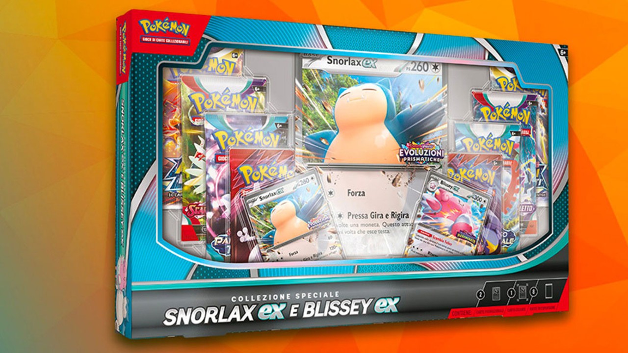 La Collezione Speciale Snorlax-ex e Blissey-ex del Gioco di Carte Collezionabili Pokémon
