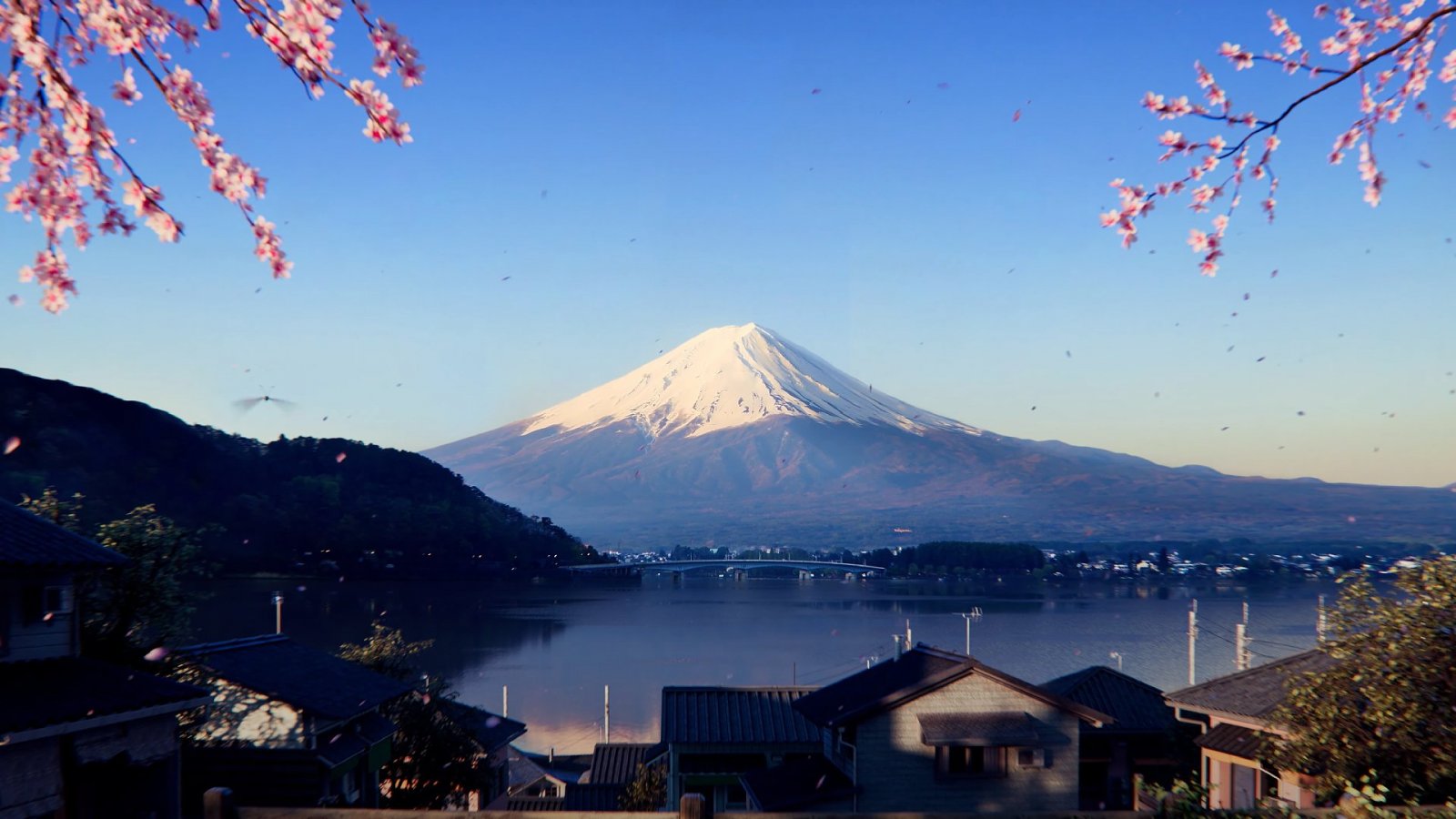 Il Monte Fuji in uno dei panorami di Forza Horizon 6
