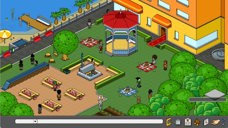 Un momento di Habbo Hotel: Origins