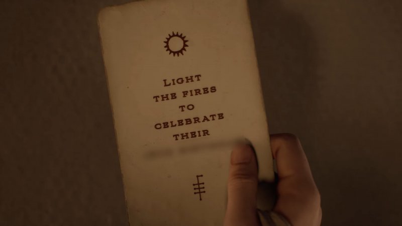 L'indicazione da fuori contiene informazioni sulla scena chiave del trailer