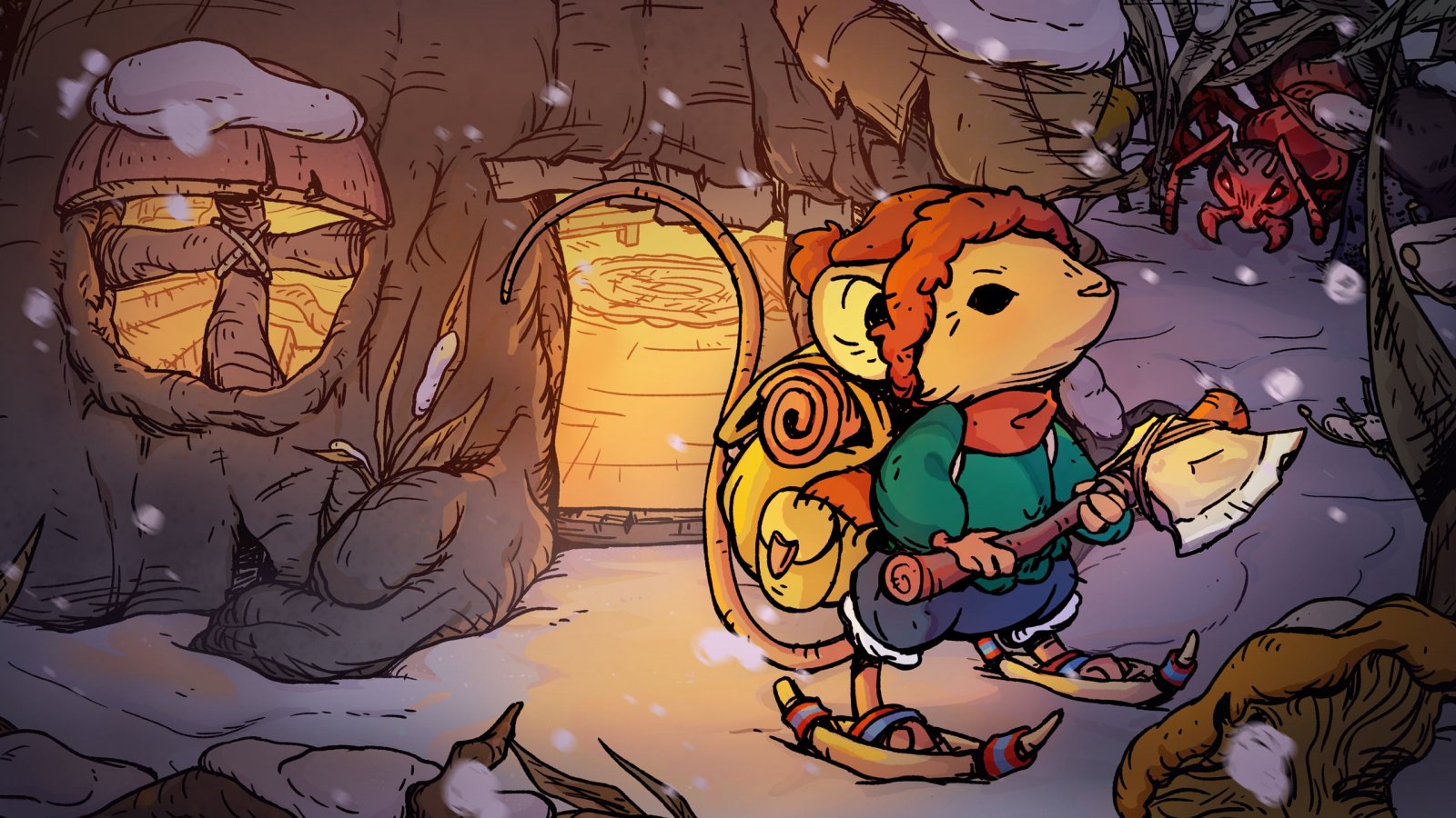 Un'illustrazione di Winter Burrow