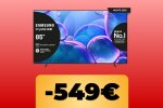Samsung Smart TV 85 pollici UE85U7000FUXZT Crystal UHD 4K è in offerta su Amazon - Notizia