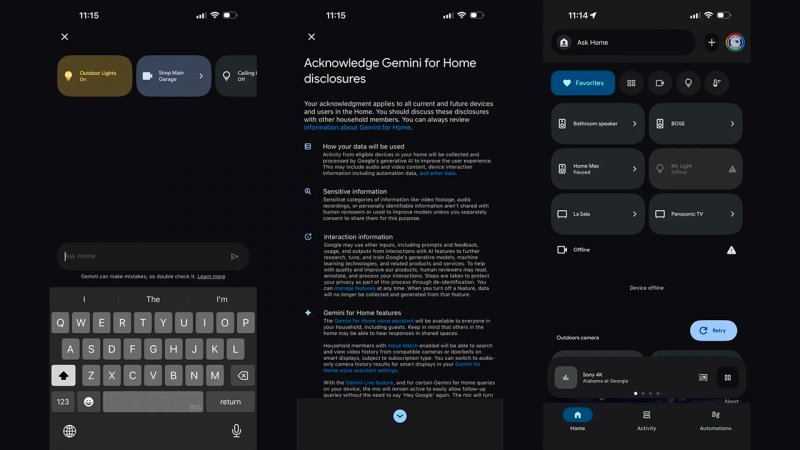 La nuova interfaccia Google Home