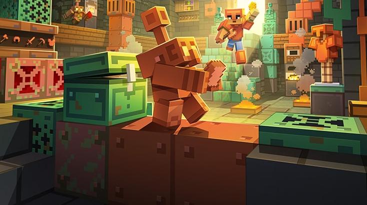Minecraft: The Copper Age in una illustrazione