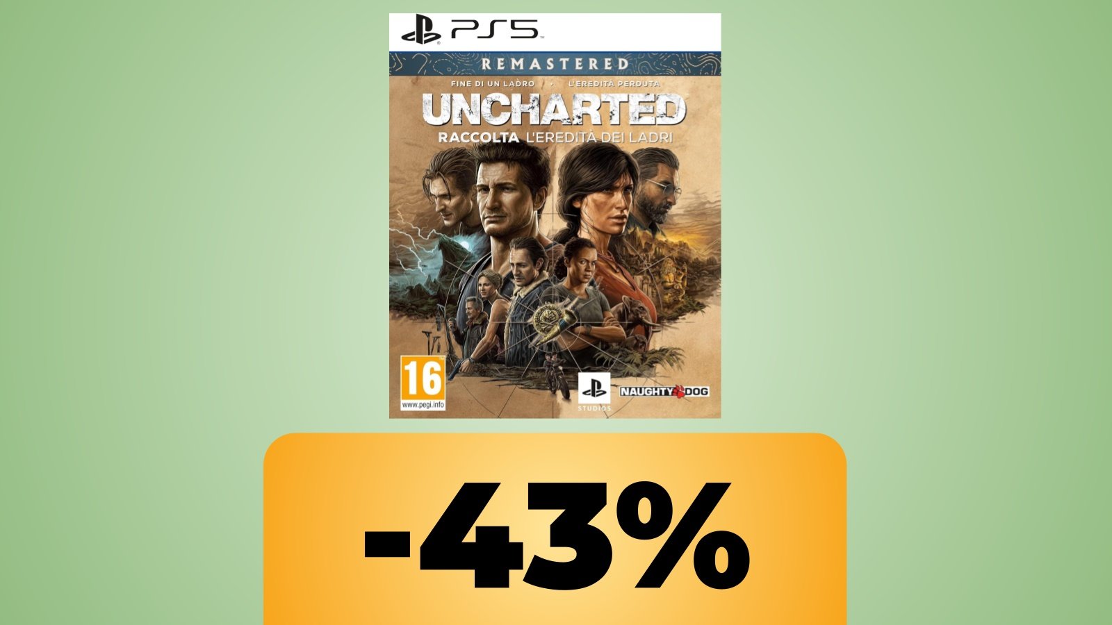 Uncharted: Raccolta L'eredità dei Ladri in sconto