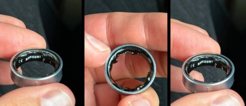 Il Galaxy Ring dopo la rimozione