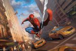Disponibile su Amazon il kit Magic: The Gathering Spider-Man con 6 carte che insieme compongono una scena - Notizia